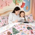 thumbnail image 4 of Manfei Festive Christmas Tree King Size Comforter Sets,Merry Xmas Comforters King Size,Xmas Reversible,3pcs,1 Comforter and 2 Pillowcases, 4 of 7