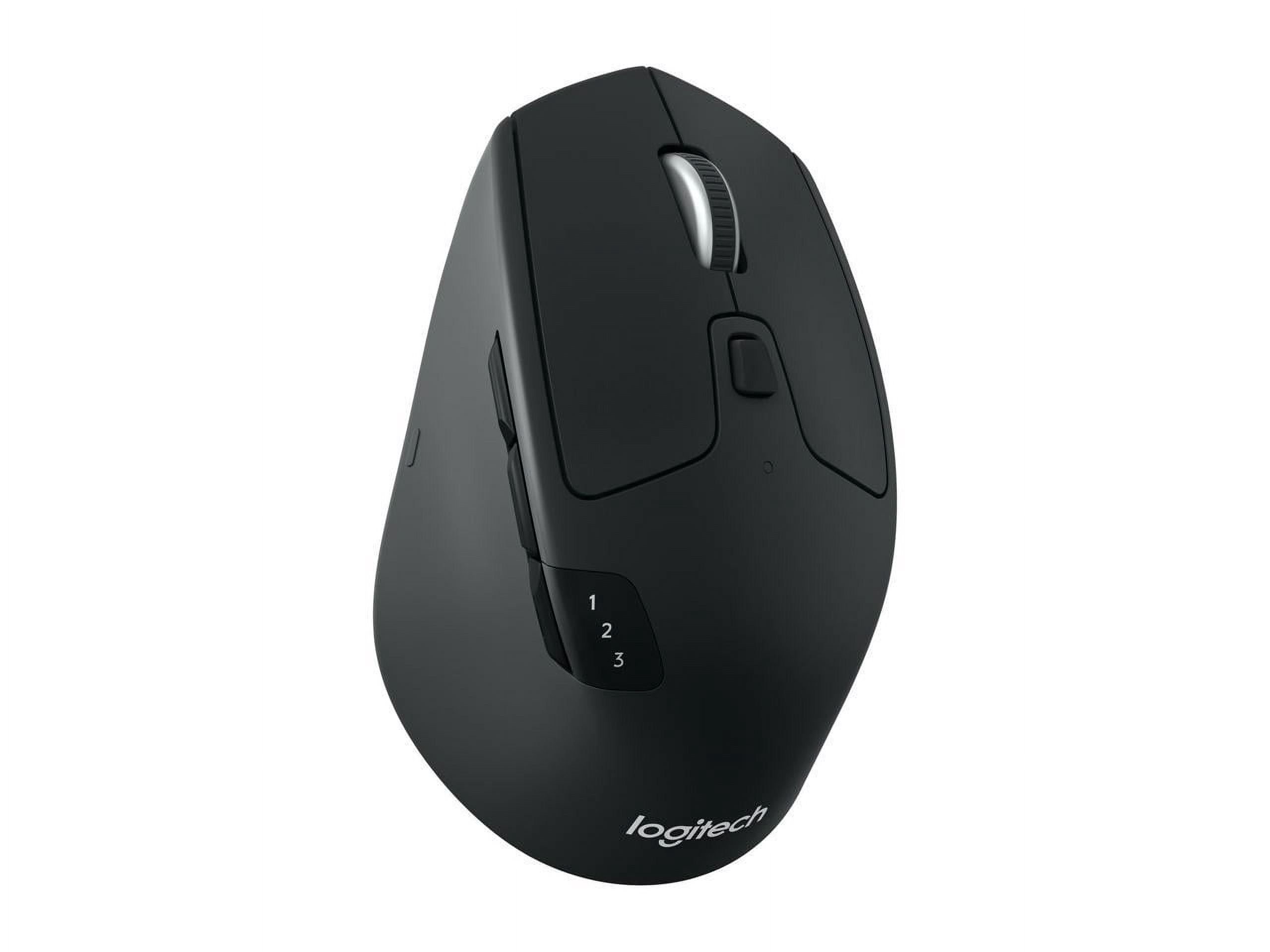 Logitech M720 Triathlon Multi-Device Wireless Mouse, Bluetooth, USB Unifying Receiver, 1000 DPI, 6 Programmable Buttons, 2-Year Battery, Compatible with Laptop, PC, Mac, iPadOS