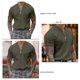 thumbnail image 4 of Camiseta ajustada para hombre, informal, de color puro, con cremallera, cuello simulado, manga corta para uso diario, 4 of 5