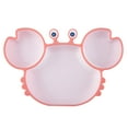 thumbnail image 1 of Suction Plate for Toddlers - Self Feeding Training Divided Plate Dish Bowl for Baby and Toddler, Fits for Most Highchairs Trays, Microwave Dishwasher Safe, 1 of 9