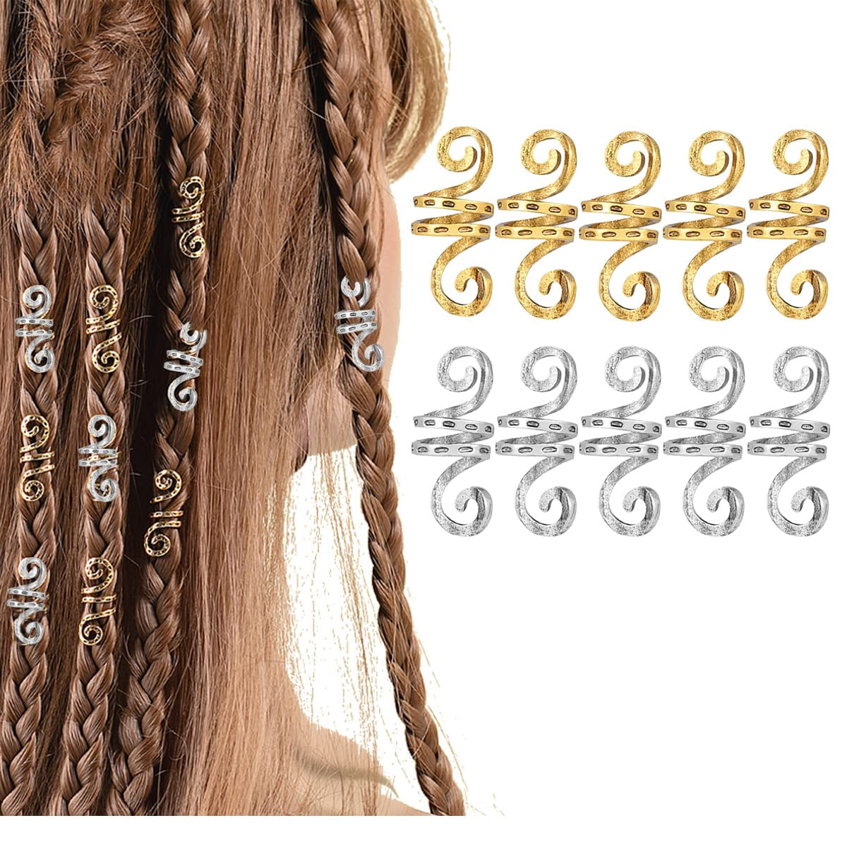 Gold ring hair accessory best sale