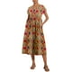 thumbnail image 3 of Vestido midi Zhyaj, holgado, túnica de verano, playa, con bolsillos, algodón, 3 of 7