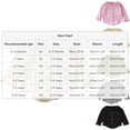 thumbnail image 3 of Girls Cardigan Pink Ribbed Knit Long Sleeve Button Front Stretchy Soft for Kids Little Kid Big Kid,Size 2-3 T, 3 of 9