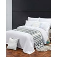 thumbnail image 3 of Xipuska Cute Cat Bed Runners for Twin Size Bed, Decorative Bed Throws for Foot of Bed, Funny Playing Animals Blue Stripe Lines Retro Bed Runner Sofa Throw Bedding Scarf Slipcover for Bedroom, 3 of 6