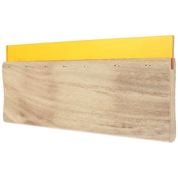 Houderco Wooden Ink Scraper for Supplies Made of Durable Synthesis Material Assorted Color