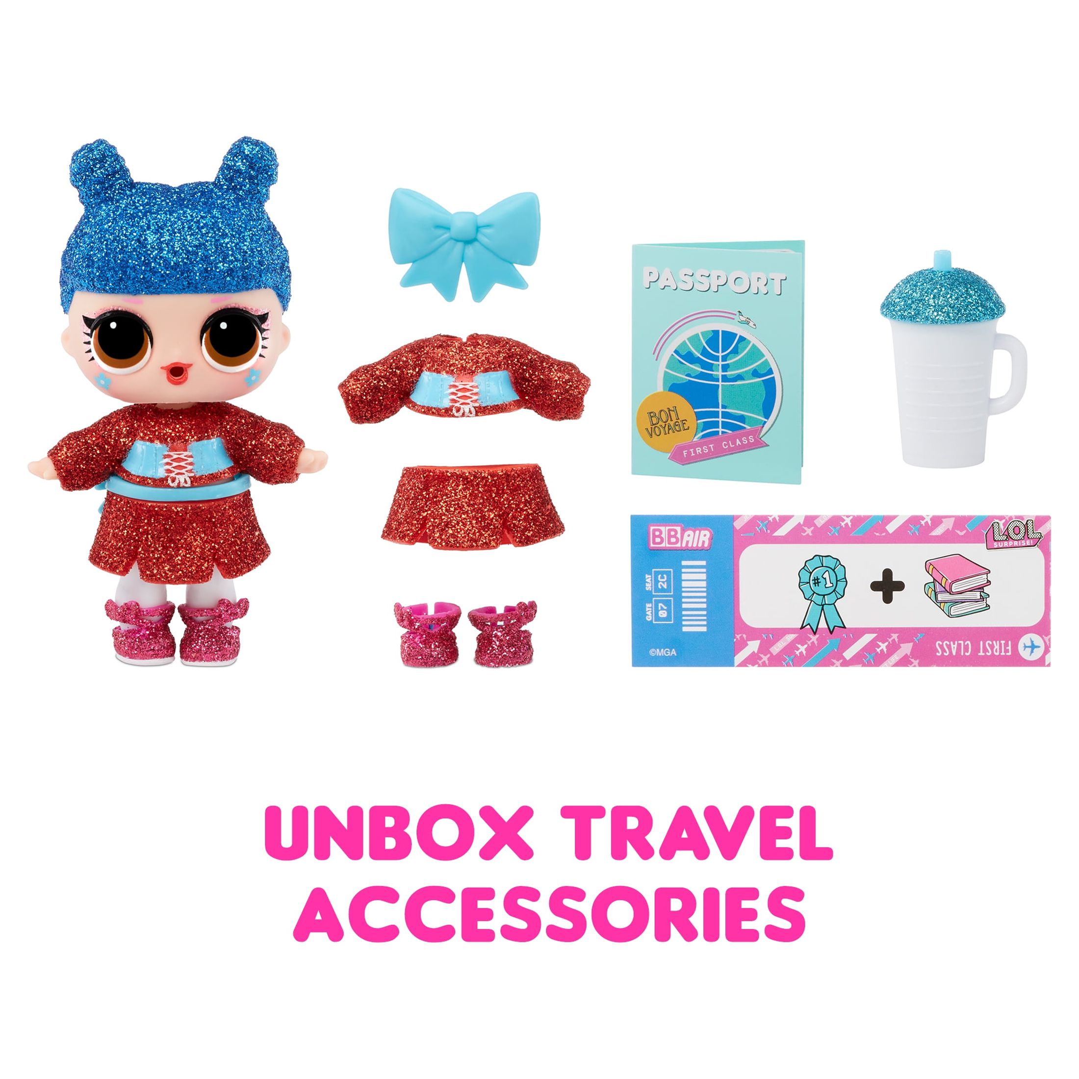 LOL Surprise World Travel™ Dolls with 8 Surprises Including Doll, Fashions, and Travel Themed Accessories - Great Gift for Girls Age 4+ - image 3 of 7