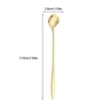 thumbnail image 4 of Cateissary Cuchara de té de acero inoxidable para el hogar, restaurante, café, jugo, bebida, condimento, azúcar, helado, cucharadita, accesorio de cocina Cocina y Comedor tipo 9 Cateissary HA084234-09, 4 of 6