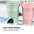 thumbnail image 4 of 3pcs Coffee Tea Mug with Silicone Lid Travel Mug Reusable Mug Portable Cup Water Cups, 4 of 7