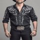 thumbnail image 1 of Camisas de hombre con estampado floral retro HD, nuevas blusas de hombre suaves y cómodas, tallas grandes, 2024, nuevo estilo, blusas de hombre, 1 of 6