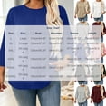 thumbnail image 3 of SuTry Plus Size Women's Sweatshirt Crew Neck 3/4 Sleeve Quilted Pullover with Curved Hem for Casual Fall Days and Cozy Lounging, 3 of 8