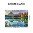 thumbnail image 2 of JRXY Mountains Trees Sky Wooden Jigsaw Puzzle Challenging Difficult Wood Puzzles for Adults Gift for Family Friends 500 PCS, 2 of 6