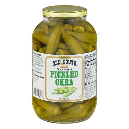 (6 Pack) Old South Pickled Okra, 64.0 Fl Oz