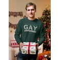 thumbnail image 3 of Old Glory Mens Christmas Official Gay Apparel Vintage Retro Funny Long Sleeve T Shirt, 3 of 6