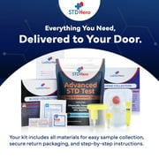 STD Hero Advanced STD Test Kit – At Home Screening for Women & Men – Private Home Use Kit for Accurate Testing Including MGen – Easy Sample Collection & Fast Lab Results – Discreet Delivery