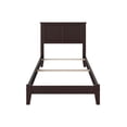 thumbnail image 2 of Madison Twin XL Solid Wood Foundation Bed in Espresso, 2 of 5