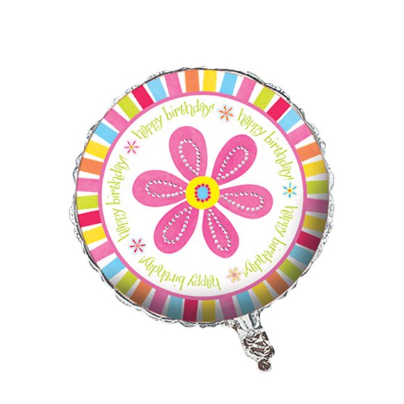 Balloon Creative Converting Pink Flower Cheer, 45 cm