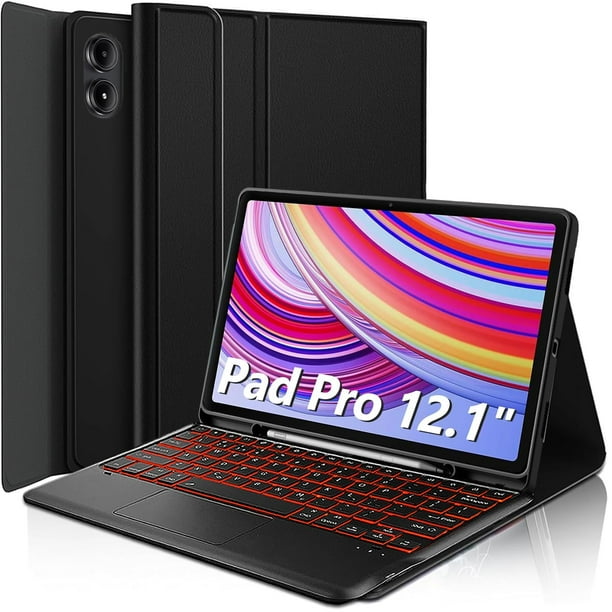 Funda de teclado LDSOYIA Touchpad para Xiaomi Redmi Pad Pro de 12,1 pulgadas