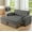 69.2" Dark Gray, variant on 3 in 1 Convertible Sleeper Sofa Bed,Lofka Pull Out Couch with Side Pocket and Reclining Backrest, Dark Gray