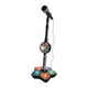 thumbnail image 1 of Micrófono de juguete con soporte, máquina musical de juguete con luces intermitentes para niños. Negro, 1 of 9