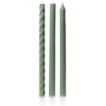 thumbnail image 2 of ILLUME Beautifully Done Unscented Assorted Candle Tapers 3-Pack, Sage Green, 2 of 3
