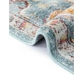 thumbnail image 6 of Unique Loom Baracoa Collection Area Rug - Rumba (7' x 10' Rectangle Light Blue/Cream), 6 of 6