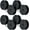 Black, variant on 4 Pairs Universal Typewriter Ribbon Twin Spool Ribbon Twin Spool Replacement Pack for Most Typewriter(Red, Black)