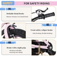 thumbnail image 4 of Ambifirner 16" Bike for 4-7 Year Olds - Adjustable Training Wheels & Safety Basket Water Bottle-High Steel Frame, 4 of 9