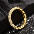 thumbnail image 6 of EOEMY Simple Women Wedding 925 Silver Filled Rings Cubic Zirconia Jewelry Size 6-10-6-Rose Gold, 6 of 8