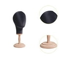 thumbnail image 6 of Bothyi Hairpieces Display Holder Manikin Head for Shopping Mall Styling Dry black, 6 of 8