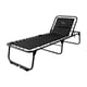 thumbnail image 1 of Catre Plegable Acojinado Reclinable 5 Posiciones (Mod KRA-L) Negro, 1 of 12