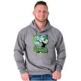 thumbnail image 3 of Cool Popeye Raised By the Hustle Men Big & Tall Graphic Hoodie Brisco Brands 2X, 3 of 5