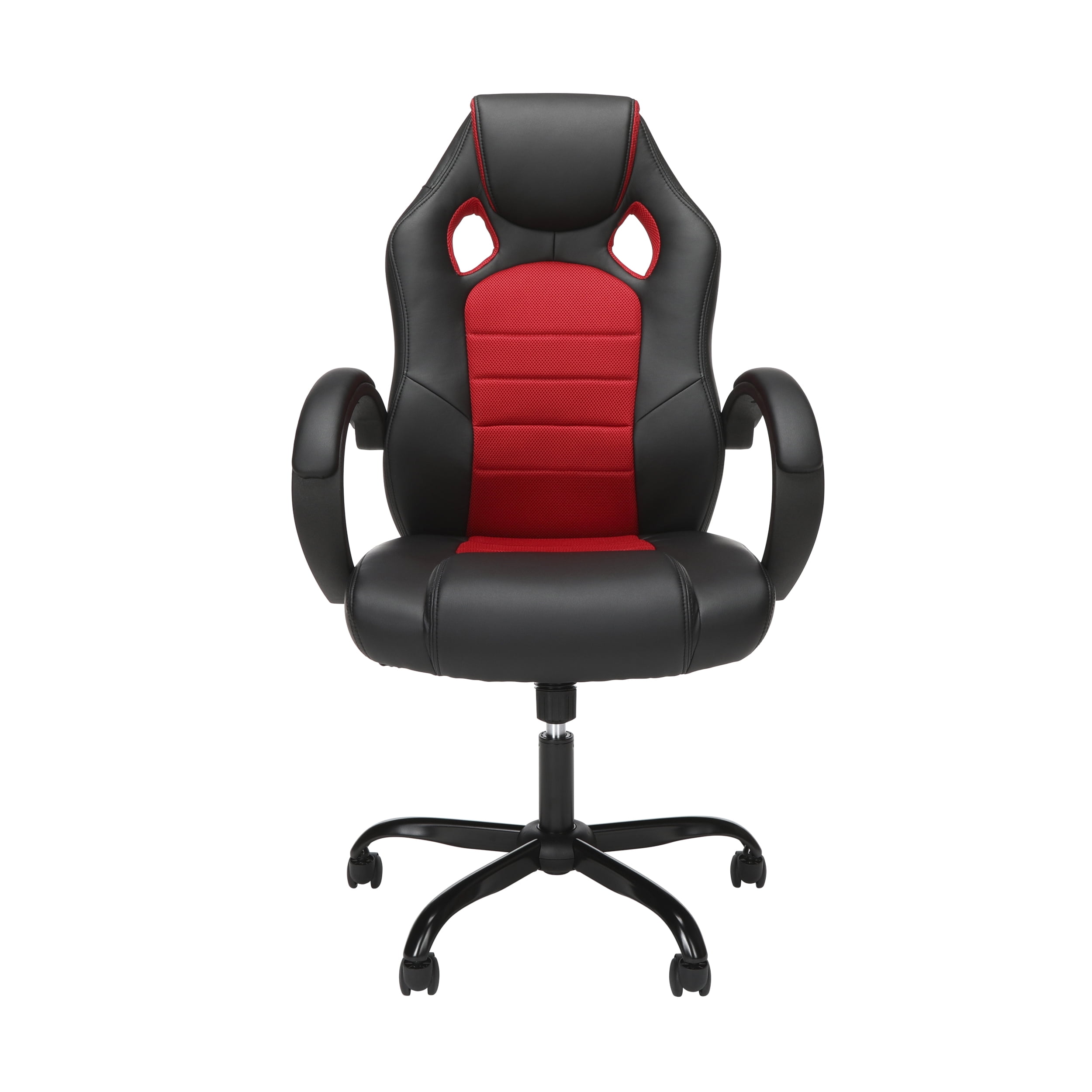 Essentials High-Back Racing Style Gaming Chair With Padded Arms By OFM 