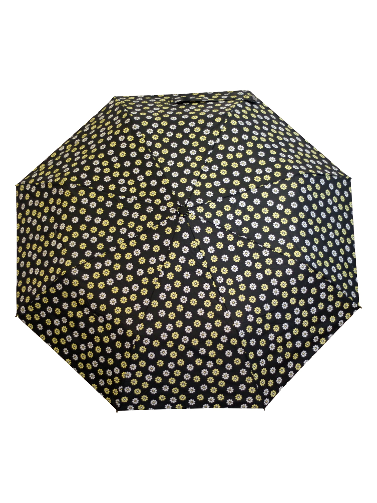 Misty Harbor 42" Automatic Open Rain Umbrella Daisy Print