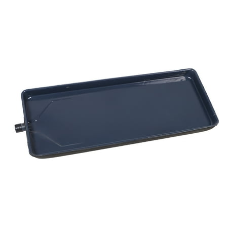 Homoyoyo Navy Conditioner Drain Tray Galvanized Steel Universal Fit for AC Units and Systems