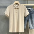 thumbnail image 2 of Ketyyh-chn99 Golf Polo Shirts for Men Casual Men's Shirts 2024 Comfy Loose Fashion Trendy T-Shirt Shirts Beige,L, 2 of 4