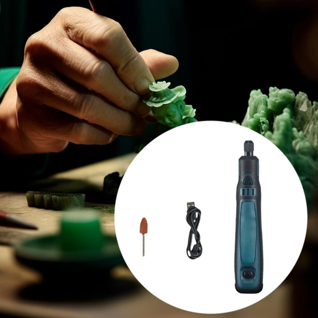 Mini herramienta rotativa inalámbrica DYNWAVEMX Amoladora Eléctrica Bricolaje Recargable USB 3 Velocidades Ajustables