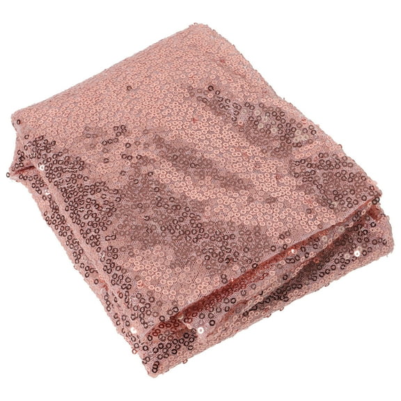 HEMOTON Rose Glitter Tablecloth 70x108 Inches Polyester Party Decor for Home Events and Celebrations