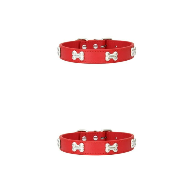 Ruiboury Boucles Réglables Durables Élégantes Confortables Plusieurs Tailles Rouge 2.0*40cm 2Ensemble