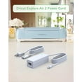 thumbnail image 5 of Power Cord for Cricut Explore air 2/Expression 2/Maker/Explore One/Create/Cake/Mini/Original Replacement for Cricut Maker KSAH1800250T1M2 Cutting 18V Charger Power Supply (White), 5 of 6