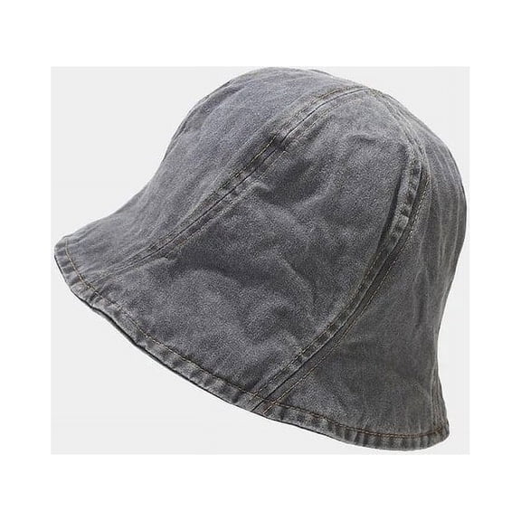 SikaFu Spring and Autumn Cotton Solid Bucket Hat Fisherman Hat Outdoor Travel Sun Cap For Men And Women 106