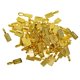 thumbnail image 4 of 120pcs Forma Rectangular Tibetano Pegamento En Almohadilla Plana Fianzas Colgante Cabochon Resultados De La Joyería, Color Dorado, 21x7x6mm, Gloria Colgante de cabujón en blanco, 4 of 8