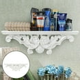 thumbnail image 4 of kurtrusly Floating Shelf Hollow Storage Rack for Office Bedroom Bathroom Decor Crafts white, 4 of 9