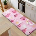 thumbnail image 5 of Pink Christmas Tree Kitchen Rug Mat,Kitchen Runner Rugs Non Skid Washable,Decorative Kitchen Floor Mats for Kitchen,Sink,Laundry,17"x47.2", 5 of 7