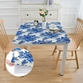 thumbnail image 2 of HAOXIT Gulbahar Tablecloth, Handblock Print Floral Table Cloth for Kitchen Dining Linen I Thanksgiving, Christmas, Weddings, , Parties white, 2 of 7