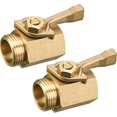thumbnail image 2 of Heavy Duty Brass Garden Hose Shut Off Valve, 2 of 4