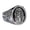 Antique Silver, variant on Unisex Jesus' Face Infinity Ring for Both Men and Women Antique Silver Toned Size 11 for Everyday Wear Gift Box Included