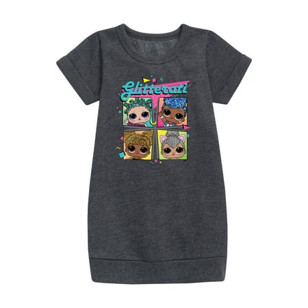 

LOL Surprise! Dolls - Glam Series - Glitterati Retro Style - Toddler & Youth Girls Fleece Dress