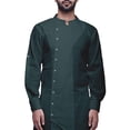 thumbnail image 4 of Atasi Kurta Boutonné en Coton Flex pour Hommes, Tenue Estivale Décontractée, Kurtas - Petit, 4 of 6