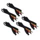 thumbnail image 3 of Clip de cable de electrodo, Alambre de electrodo Tens MasAJE NEGRO SIMULADO 5 Piezas de Ancho aplicabilidad para mácina tens para mácina terapéutica digital, 3 of 7