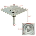 Shoreline Marine Boat Seat Pedestal Mounting Plate 3/4 Pin SL52198